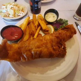 Guinness fish and chips