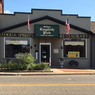 Front of the restaurant.