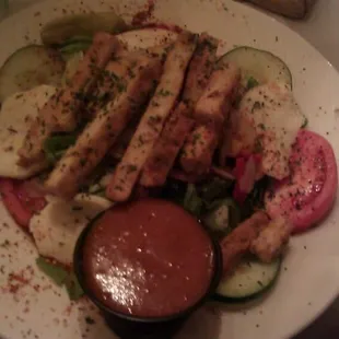 Chicken mozzarella salad