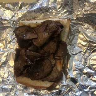 Tri tip sandwich
