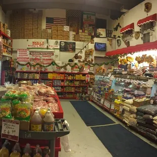 the inside of the store