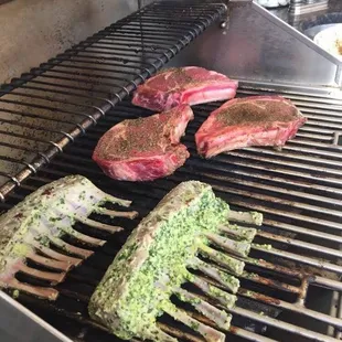 Steaks and lamb chops from Ricky&apos;s