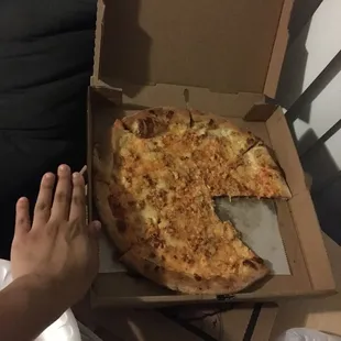 $15!!! For overpriced  buffalo chicken-LESS pizza