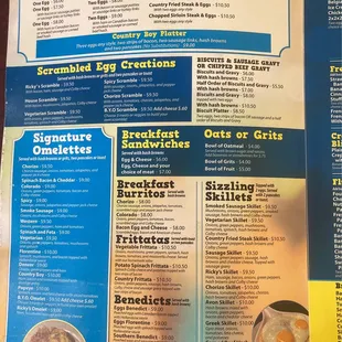 More menu.