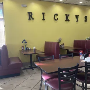 On the left as you walk in.