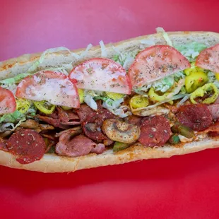 Pizza Sub (halal beef pepperoni and halal turkey ham)
