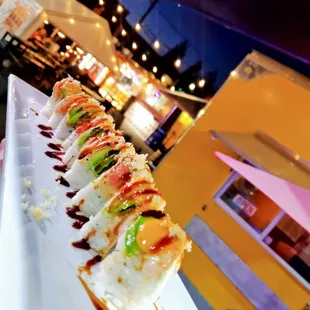 sushi and sashimi, interior