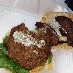 This is a Blue Cheese Burger?