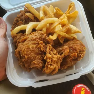 Three piece chicken
