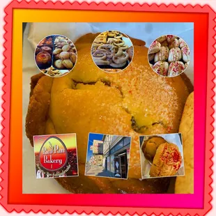 Montage of images from Rico Pan Bakery Salvadoreno