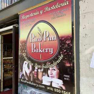 Front of the bakery
