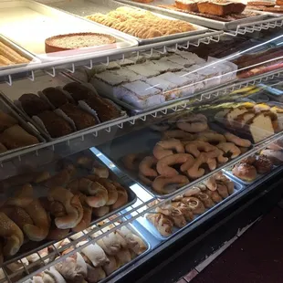 a variety of baked goods