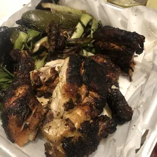 Pollo quemado