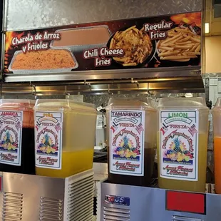 They have good selection of drinks including Jamaica