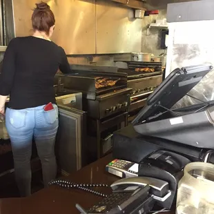 The girl ignoring me