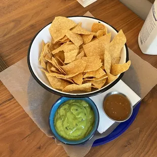 Chips and salsa, very fresh
