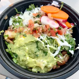 Shrimp burrito bowl