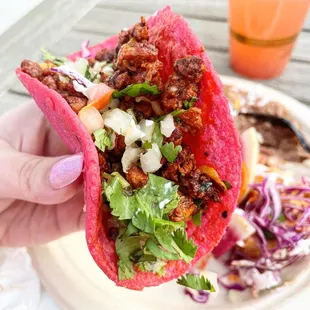 Soyrizo taco