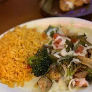 Veggies and rice