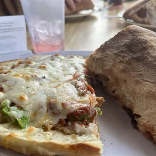 Sausage and meatballs with bell peppers and onions