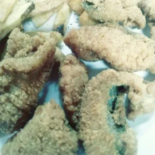 Fried catfish nuggets