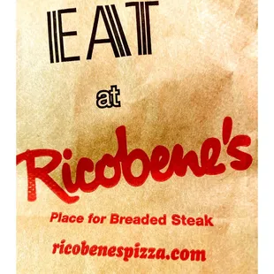 Ricobene&apos;s . Late Night Open to  11.00 pm. for Outdoor Pickup Online or Phone Orders. No Dining In.