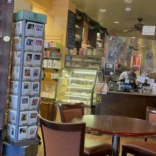 the interior of a restaurant