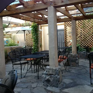 Back private patio.