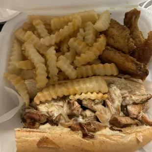 Philly chicken Combo