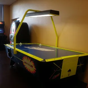 Pool and air hockey tables...
