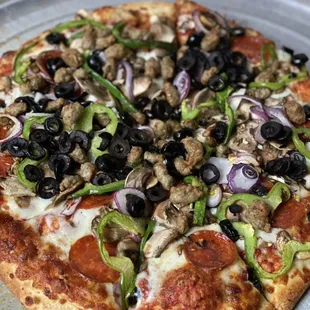 pizza, food