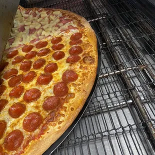 pizza, food