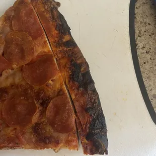 Had to cut the burned part off so my girls could eat it .