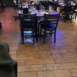 Tables have been like that for the past hour and a half.