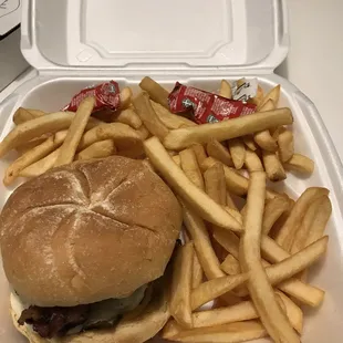 Burger plate