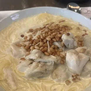 Pine nut w/crab