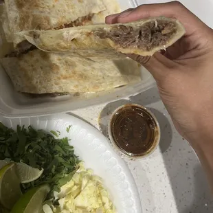 Carne asada quesadilla