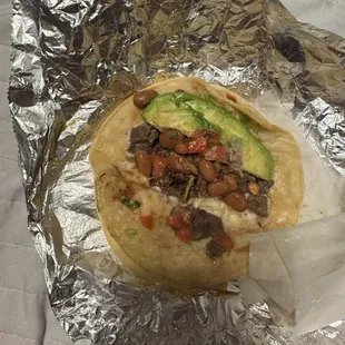 Super taco lacking everything