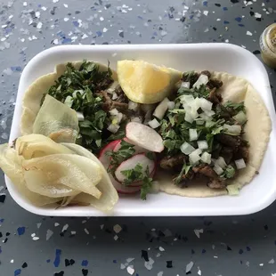 Carne asada tacos