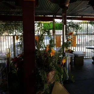 Patio area.
