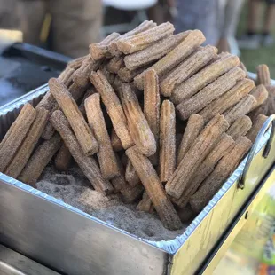 Churros!!! Fried and made on site!
