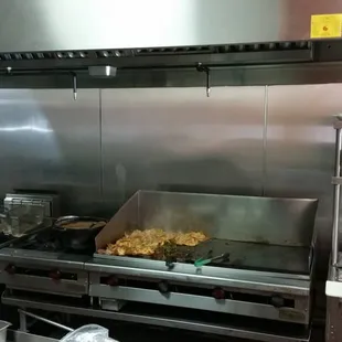 Mmmmmm good chicken cooking....