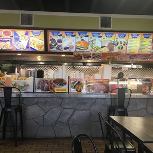 Counter area.