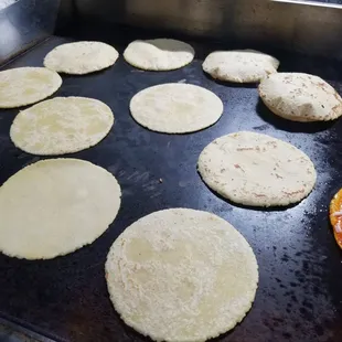 Handmade tortillas
