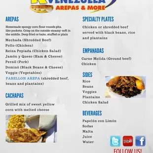 Our menu