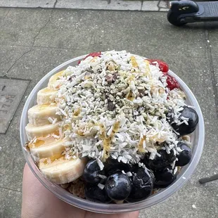 Climb that hill açaí bowl