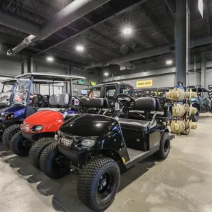 EZ-GO golf carts are in stock