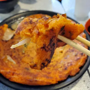 Kimchi pancake