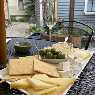 Three cheese board. You choose your selection