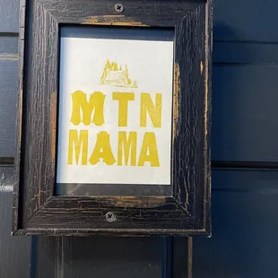 Sign in WOMEN's bathroom door!